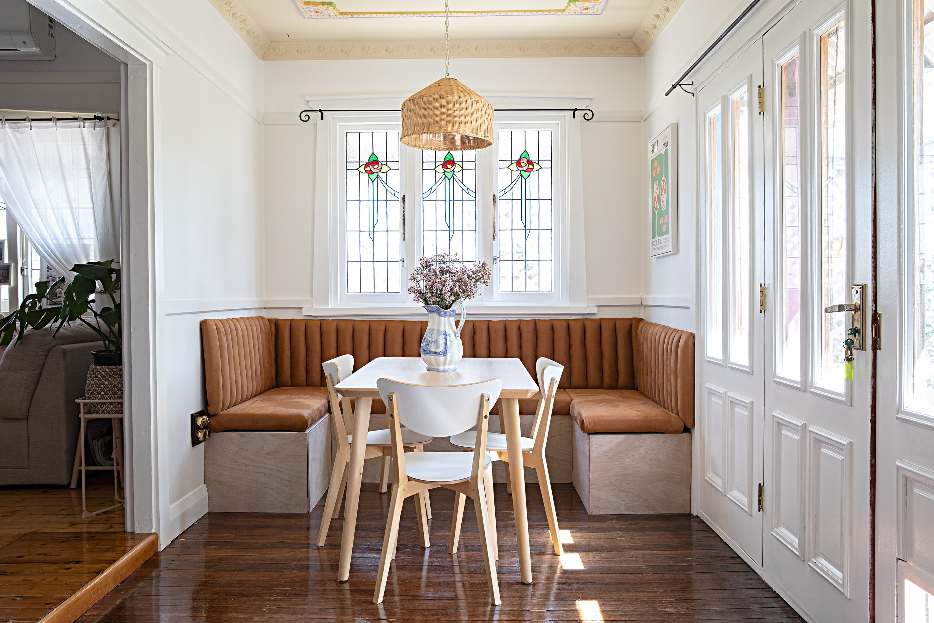 Breakfast nook next to 2024 dining room